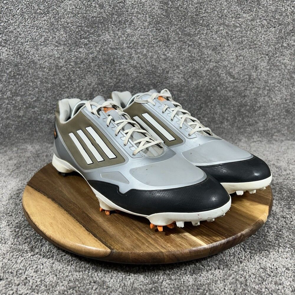 Adidas Adizero One Q46802 Men's Size 12 Gray Spiked Golf Shoes Used - Picture 3 of 12